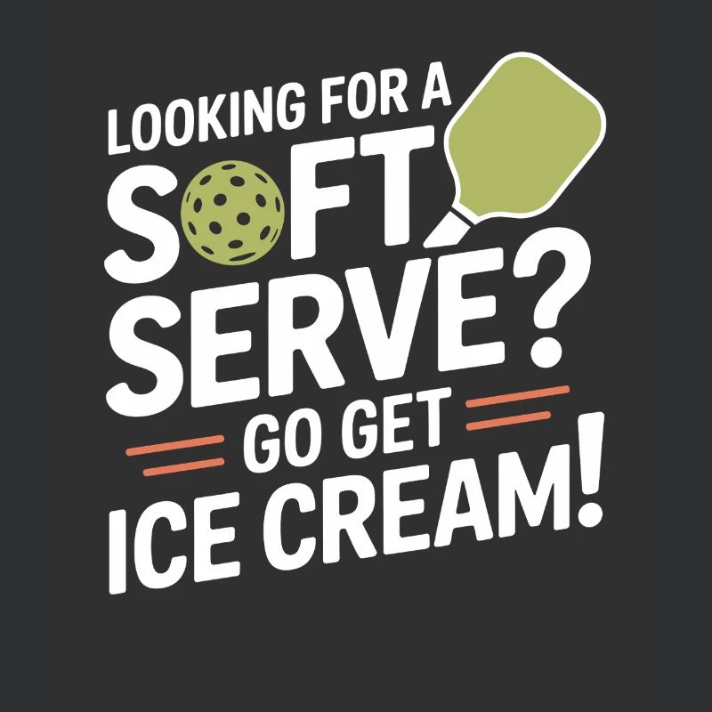 Pickleball Spieler Looking For Soft Serve Dinking