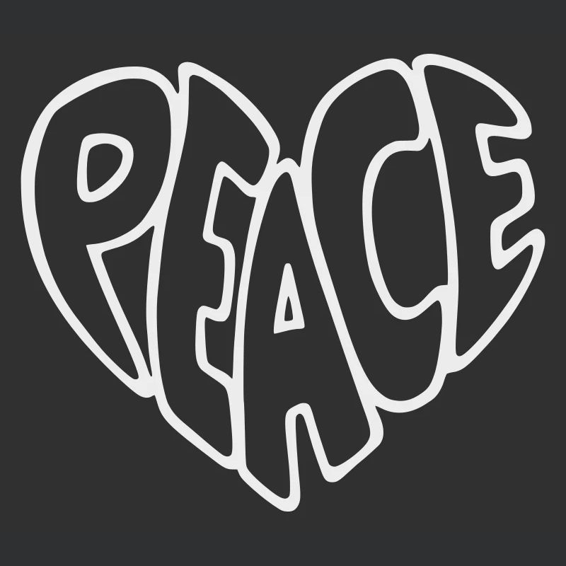Graphique de police Peace Bubble