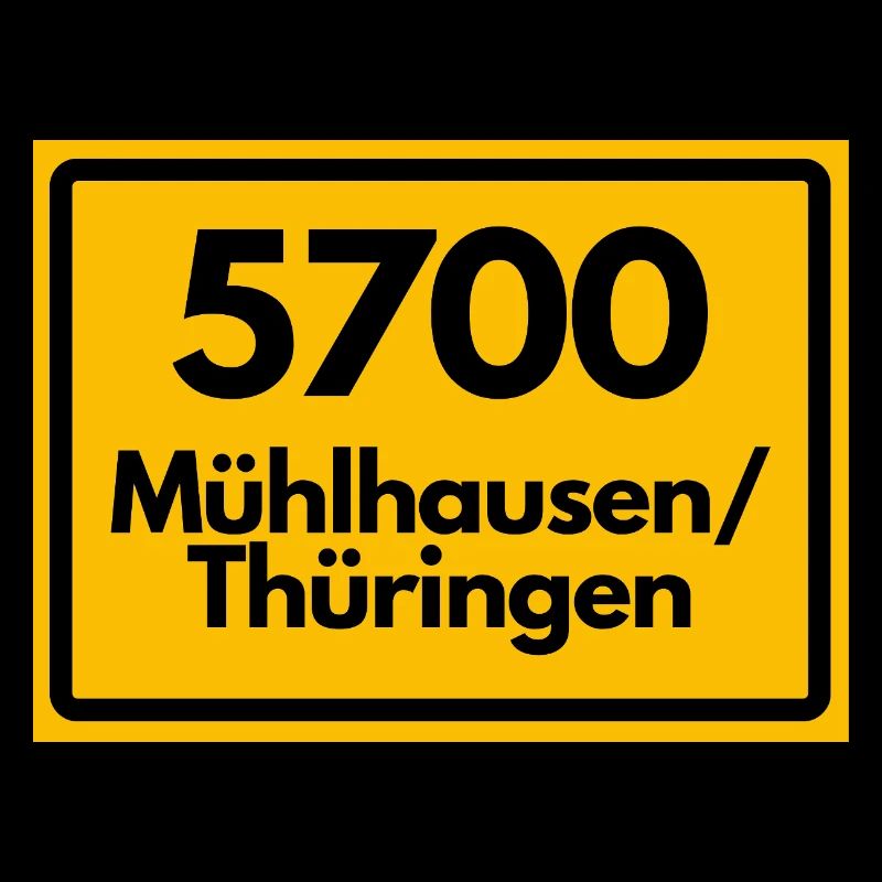 ANCIEN CODI POSTAL 5700 MÜHLHAUSEN THURINGIA