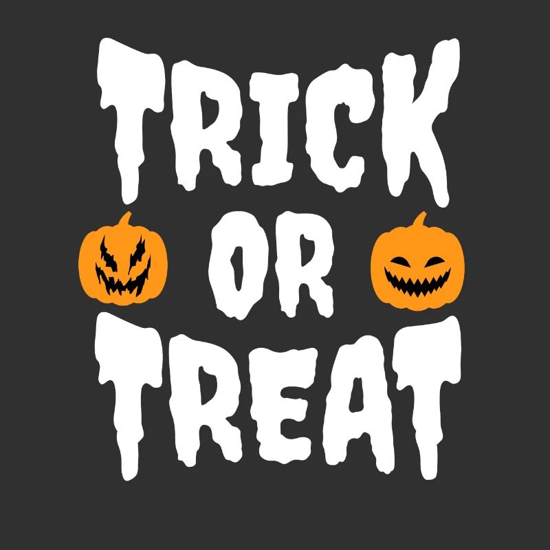 Trick or Treat Halloween Süßes oder Saures