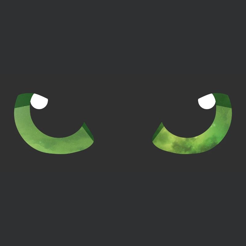 Yeux de chat Vert