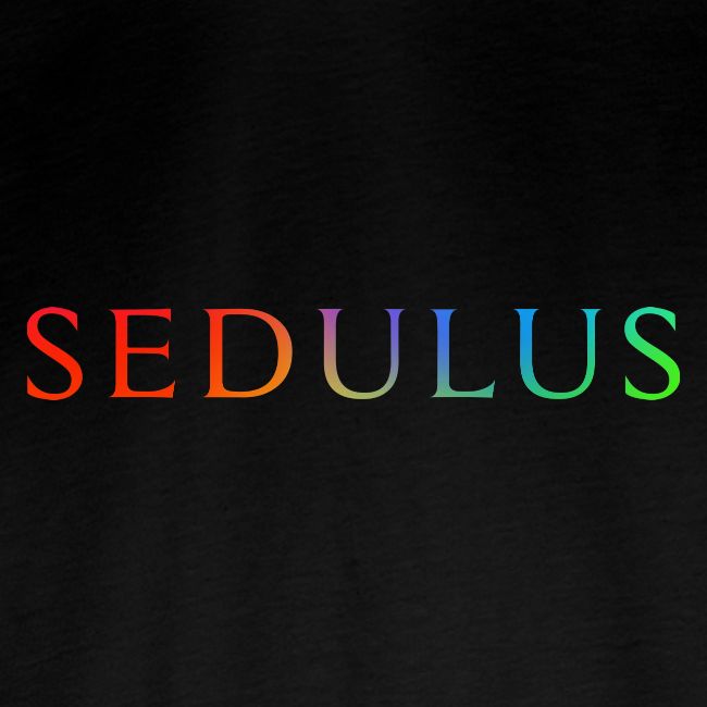 SEDULUS Schriftzug Rainbow