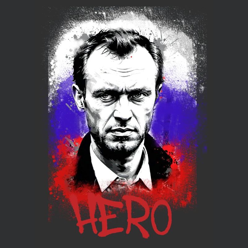 héros,navalny,graffiti,drapeau,russie