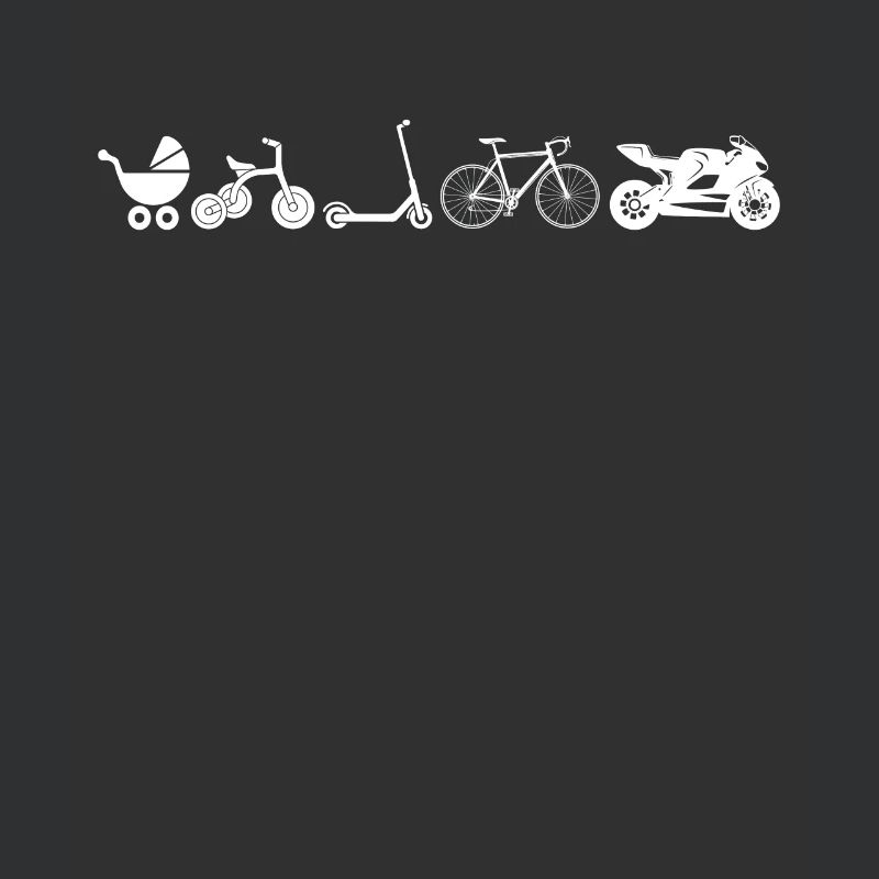 Biker evolution motorcycle funny gift
