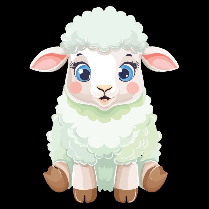 Pastell Lammchen Flauschig