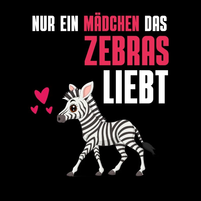 Nur ein Mädchen das Zebras liebt Geschenk Zebra
