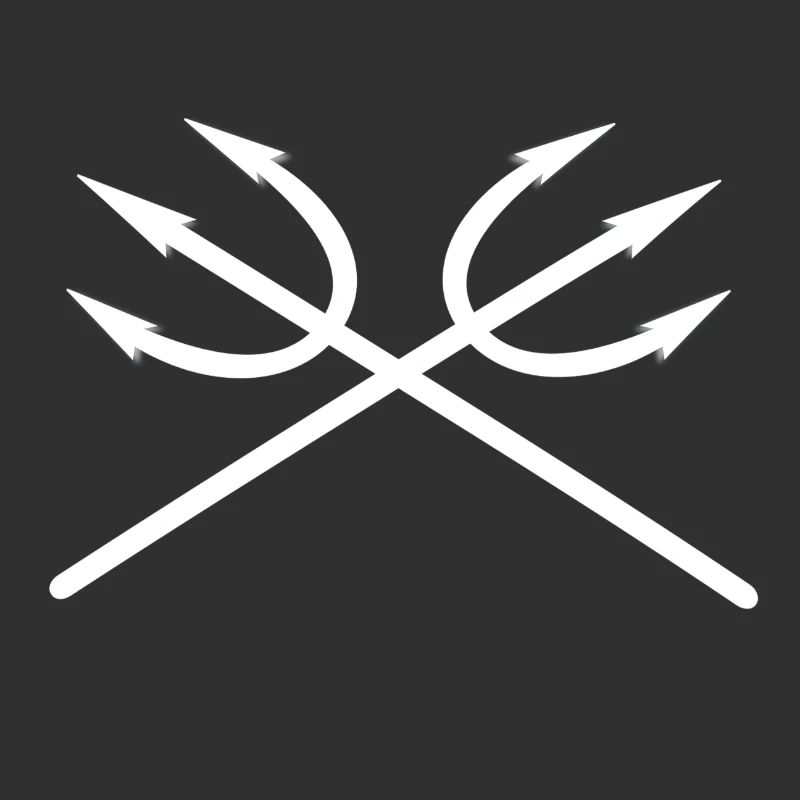 Trident Neptune Skewer Harpoon Icon Gift