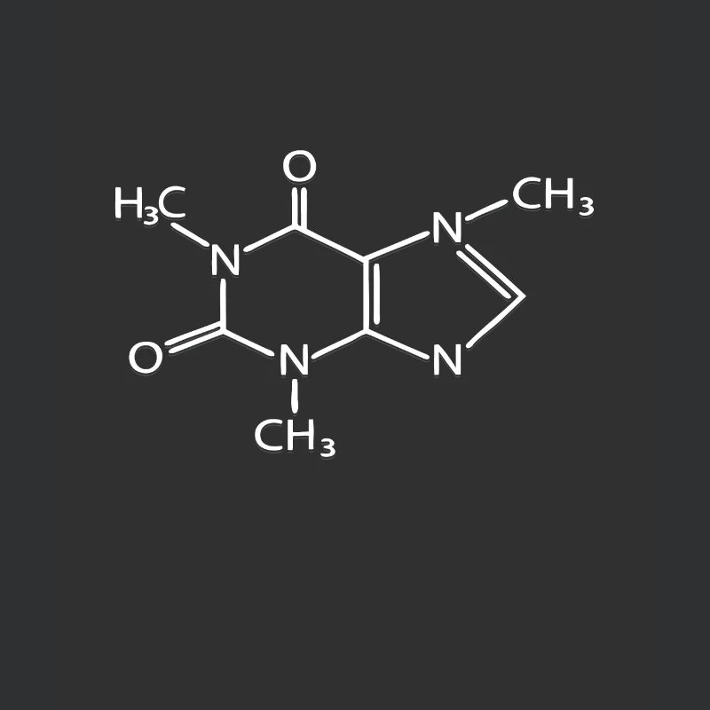 Café - Formule structurale - Composition chimique