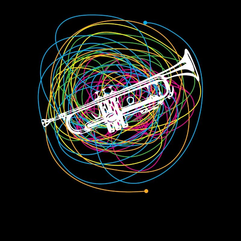 Trompeter Trompeter Geschenkidee Jazz Art