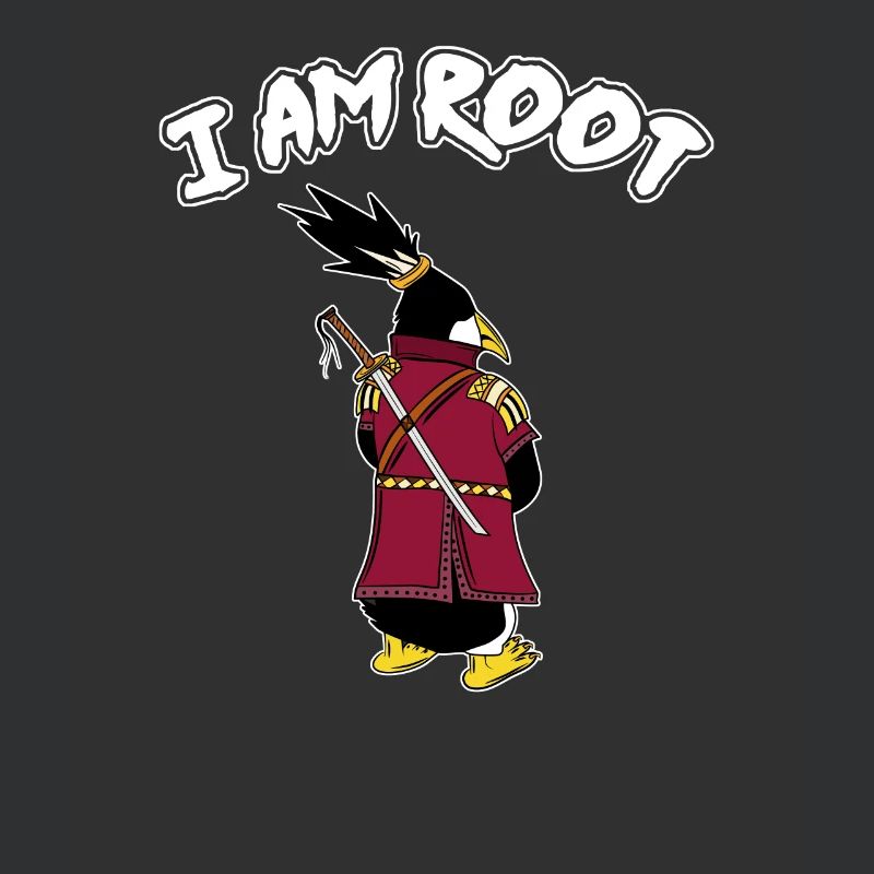 Linux Pingouin I Am Root Geeks Geeks Nerd Computer Ninja