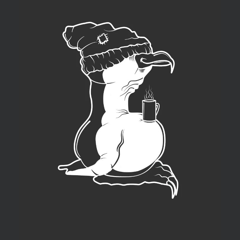 Tux Linux Penguin Coffee Break Computer Freak Nerd