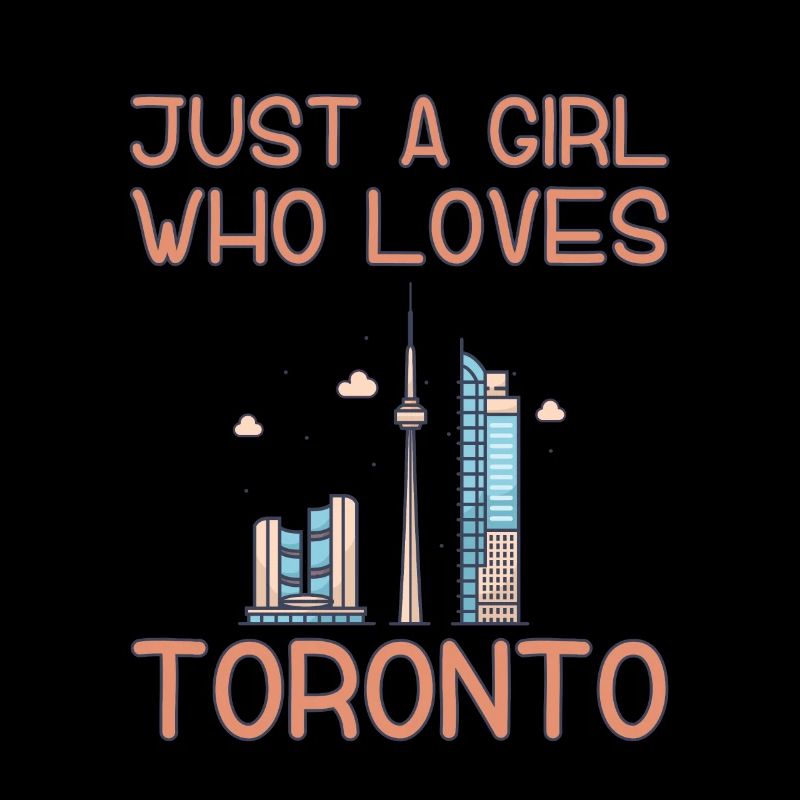 Nur ein Mädchen, das Toronto liebt