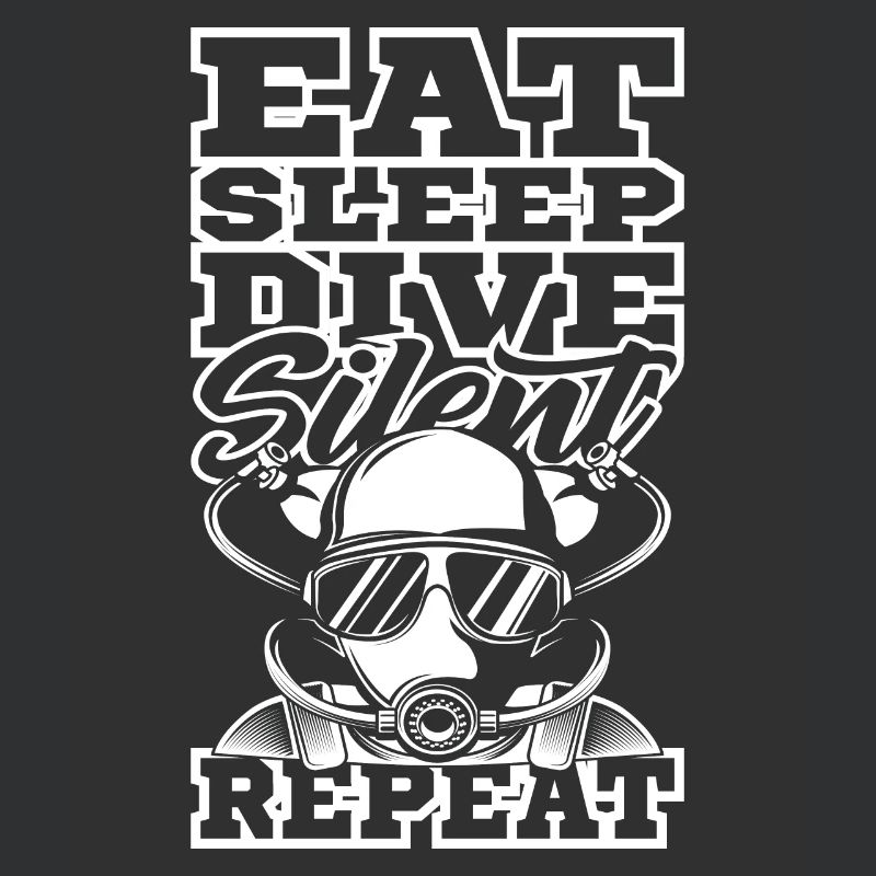 Eat Sleep Dive Silent Tec Diver Berufstaucher