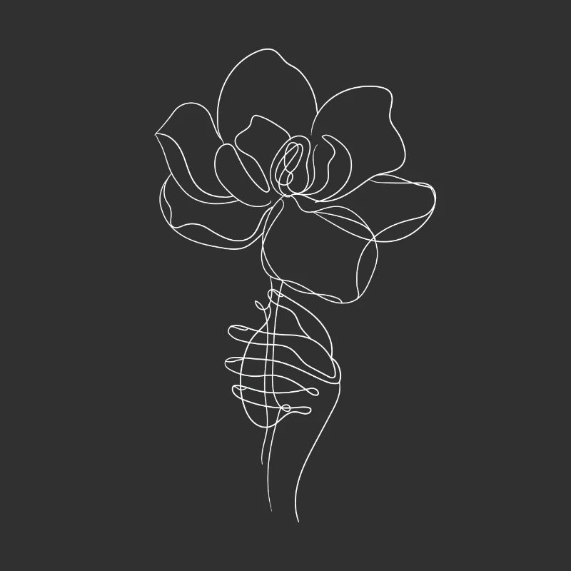 Fleur en main