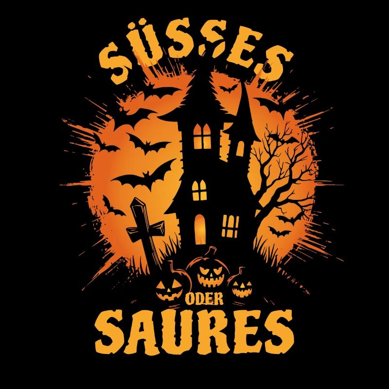 Halloween Geisterhaus - Süßes oder Saures