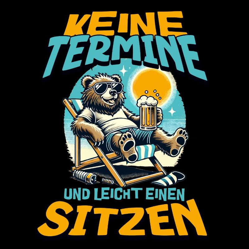 Keine Termine und leicht einen sitzen Waschbär