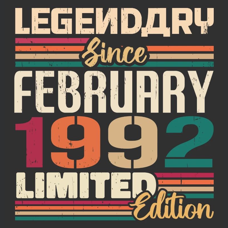 Februar 1992 Geburtstagsgeschenk Februar 1992