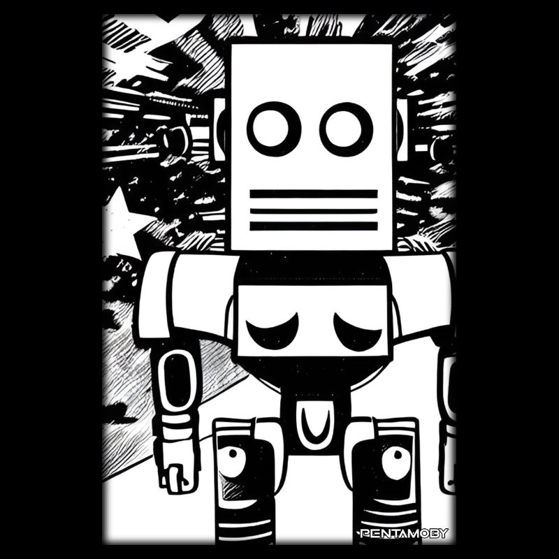 Robot Comic Future Cyborg Machine Technology