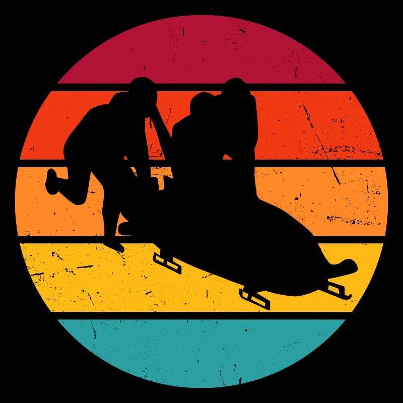 Bobsleigh Sports Men's Bobsleigh Bob Track Two-man Bobsleigh