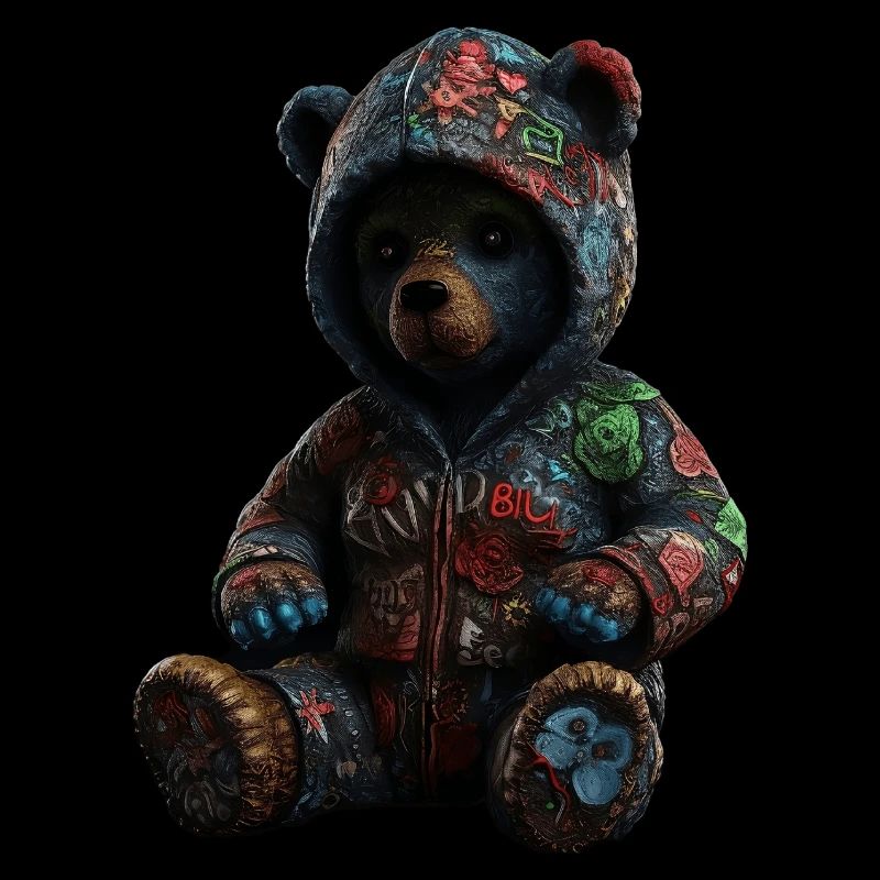 Zombie Teddy Halloween Horror Monster Teddybär
