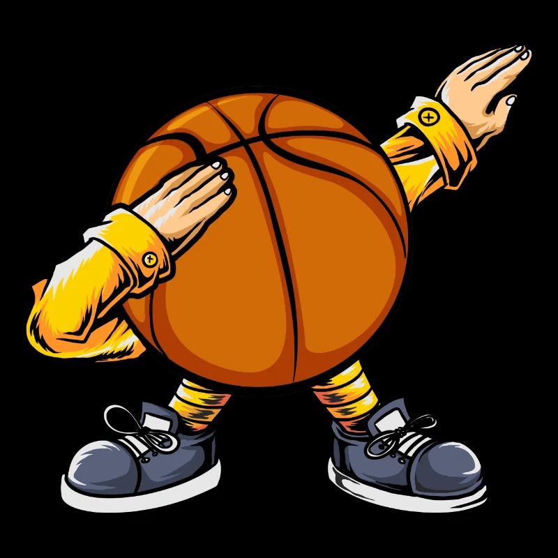 Dabbing basketball