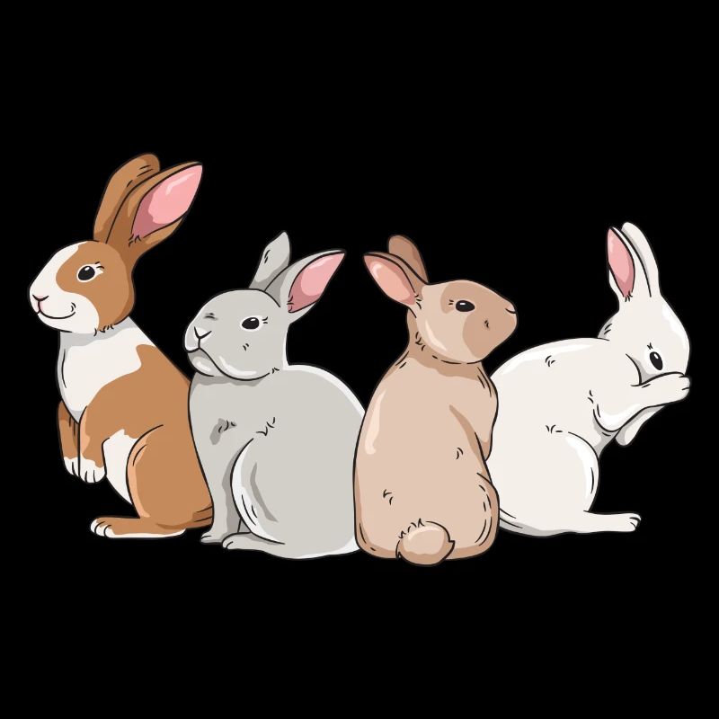 Cute rabbit design for bunny owners