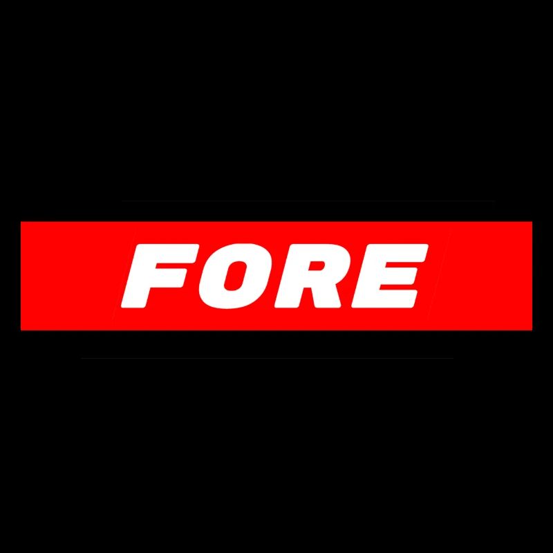 FORE Golf Attention - Golf Golfers Golfing