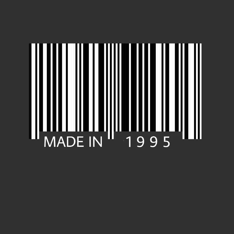 Made in 1995 Barcode Geschenk
