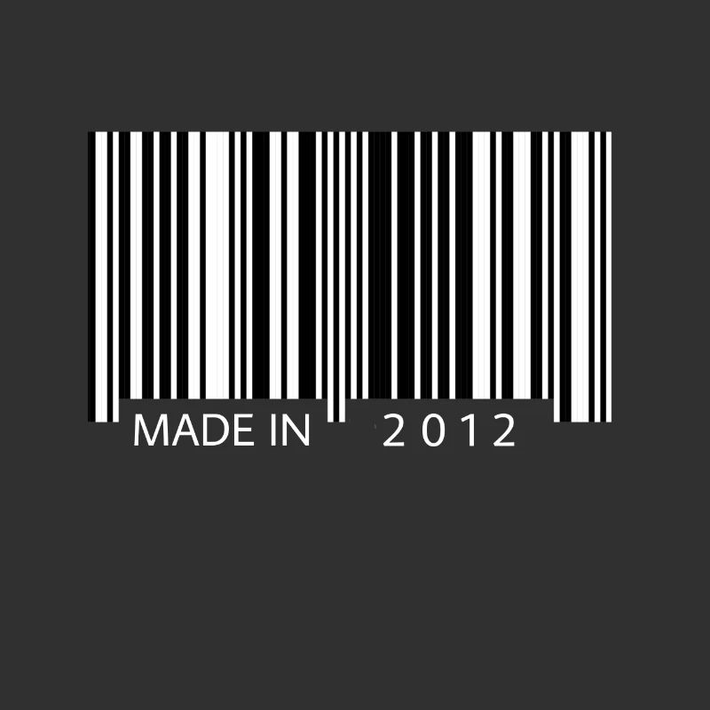 Made in 2012 Barcode Geschenk