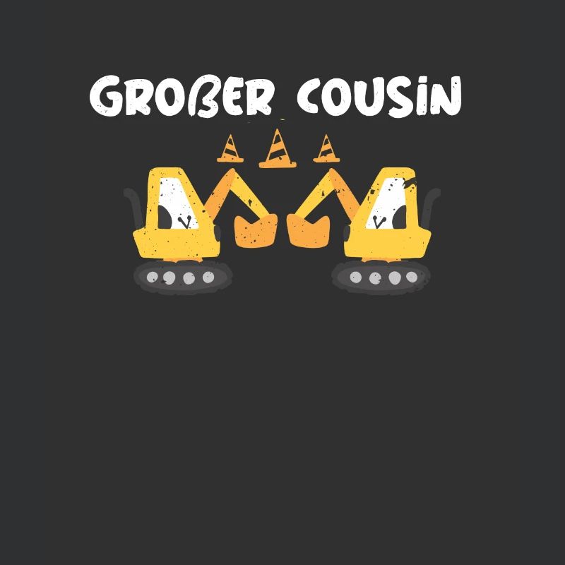 BaggerBaggerLastwagen Großer Cousin wird Bau