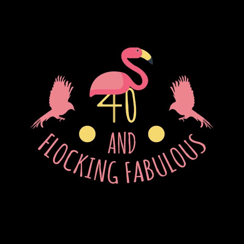 Flamingo-40 et flocage fabuleux - 40e anniversaire G
