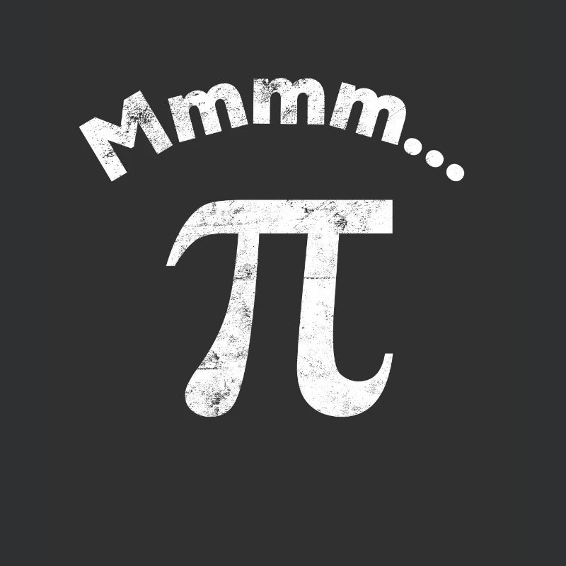 Mmm pi design and funny pi day graphics