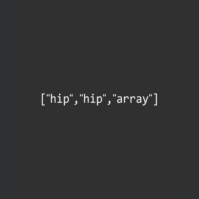 Hip,hip, array