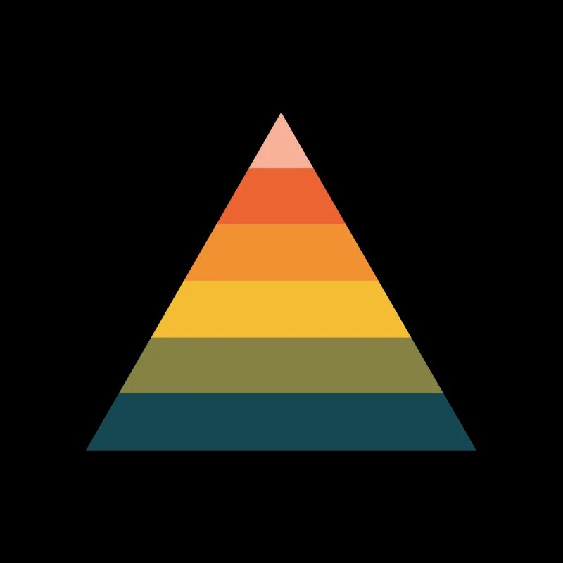 Pyramide arc-en-ciel