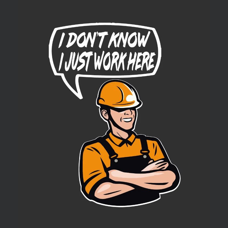 Construction worker construction site design