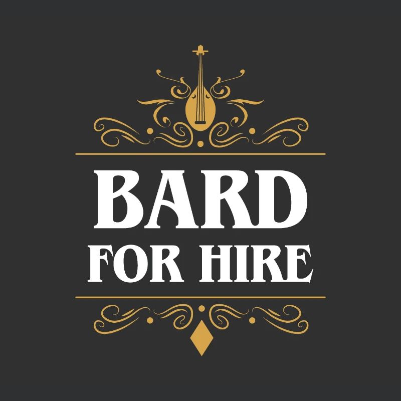 Bard For Hire Character Player Class RPG