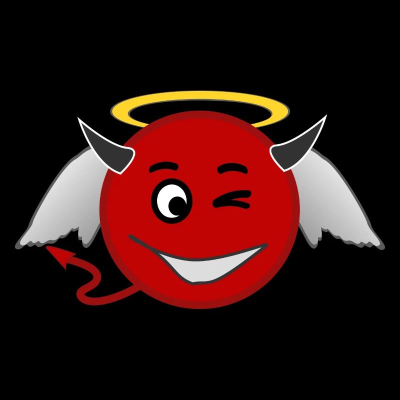 Devil angel devil and angel