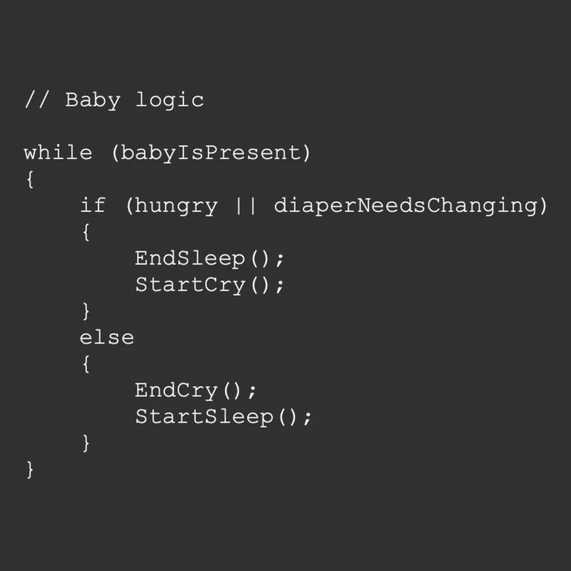 Idée cadeau programmeur logique bébé