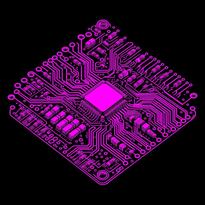 CPU anatomique et PCB - Cool Computer Scientists