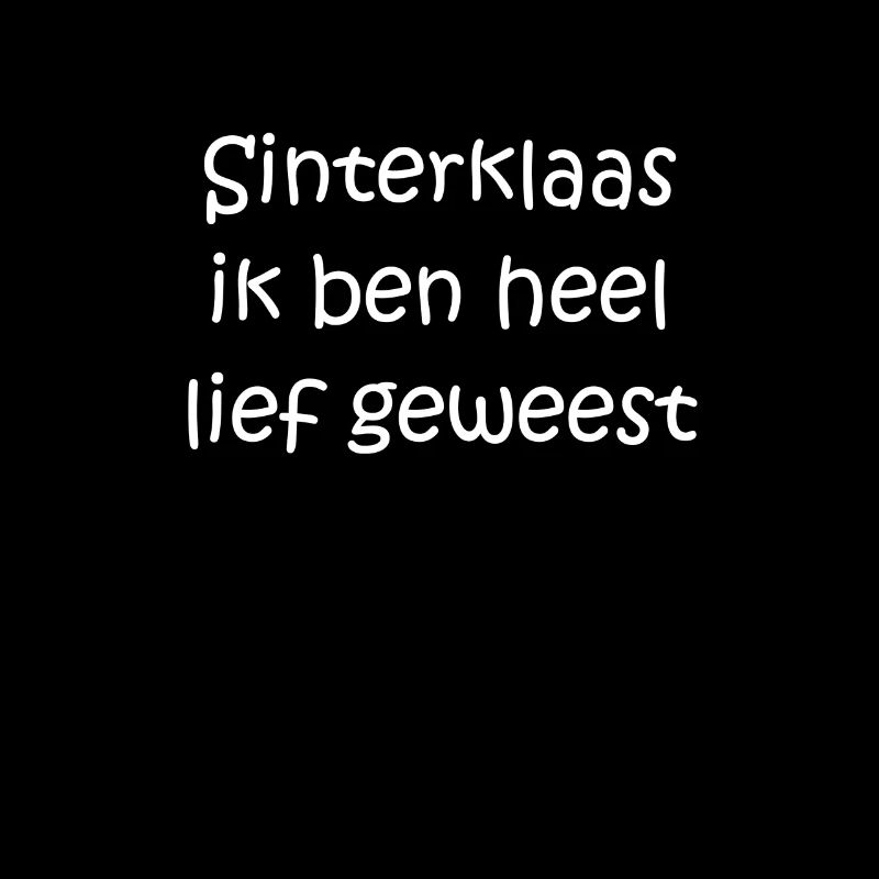 Sinterklaas Ik Ben Heel Lief Geeest Holländisches Kind