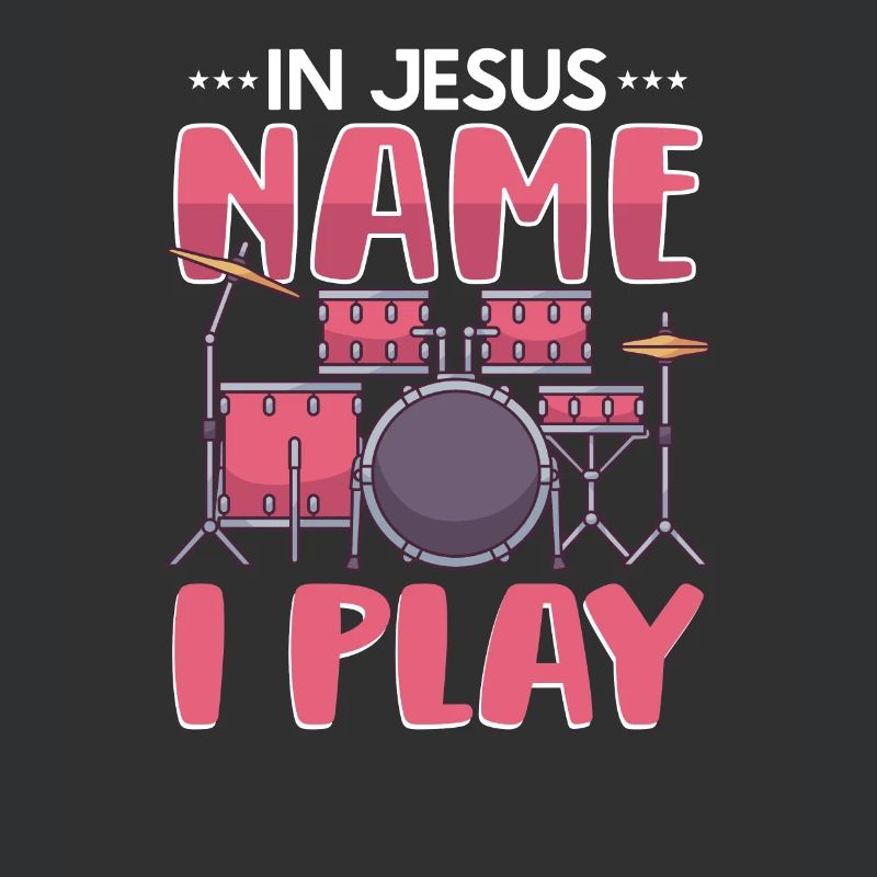 Drum Player Jesus Drum set Pick Jesus Drums Player