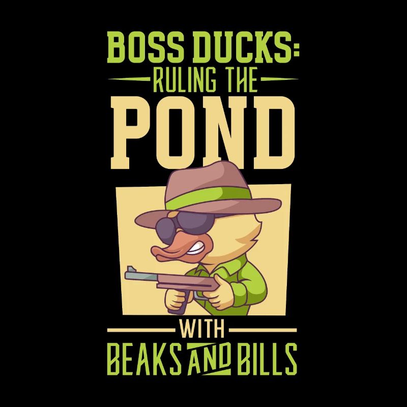 Gangster Rubber Ducks Mobster Mallards Ducky Dons