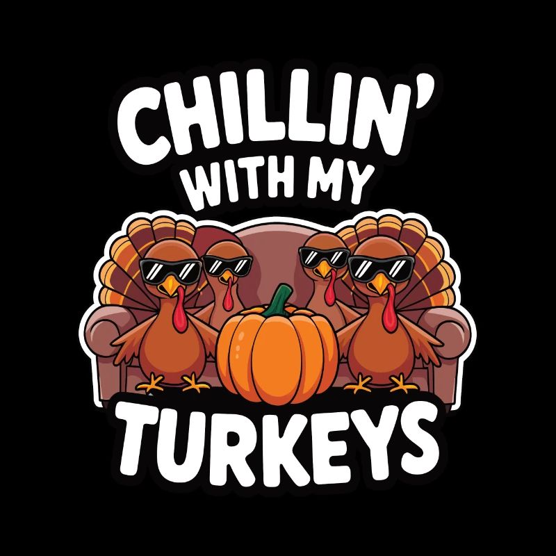 Dinde drôle de Thanksgiving
