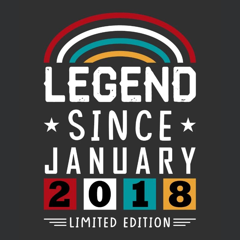 2018 Legend Since Geburtstag Geschenk Januar