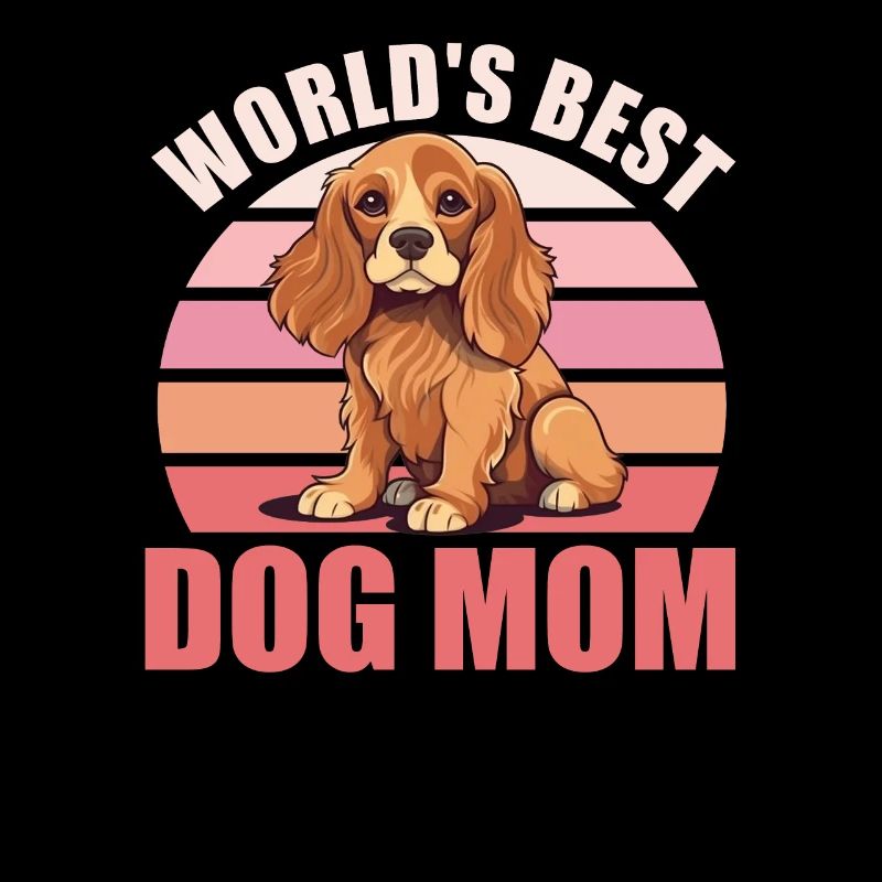 Meilleur chien du monde Mama Cocker Spaniel mignon