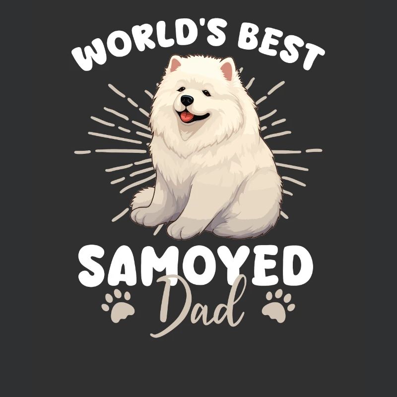 Samoyed Groovy Samoyed Dad