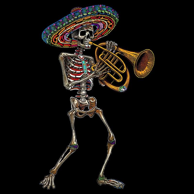 Tuba Mexican Skeleton