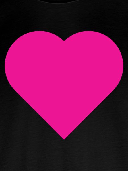 Pink hjerte simpelt