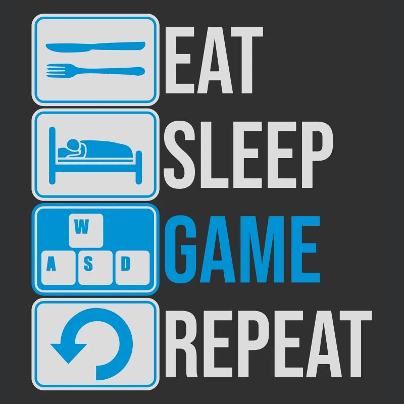 Manger le jeu de sommeil Répéter