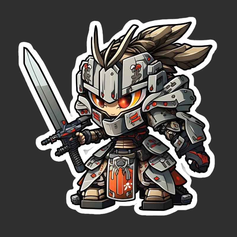Robot Samouraï Chibi